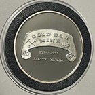 Gold Bar Mine Beatty Nevada Rare Proof Coin 1 Troy Oz  999 Fine Silver Round 999