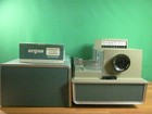 Vintage Argus 500 Electromatic  Automatic Slide Projector W case   Slide Tray