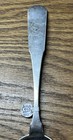 American Coin Silver Serving Spoon J T Rice Albany Ny 1813-1850 Monogram 
