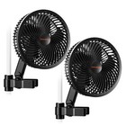 2pcs Spider Farmer 6  Grow Tent Clip Fan Auto Oscillating  Ec Motor  App Control