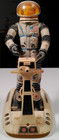 Vtg 1966 Major Matt Mason Man In Space Figure  sled Solid Wires  Blue Straps