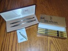 Vintage Cross 10k Gold Filled Pen And Pencil Set With Case  Extra Refills