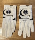  2  New Footjoy Weathersof Golf Gloves  - Mlh - Reg Small - Free Shipping In Usa