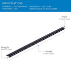 16u Vertical Server Rack Rail Pair Kit  Diy Rack Build  12-24 Screws X64