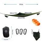 Triangle Camping Hammock Max 330lbs Portable Hammock With Tree Straps Net Pocket