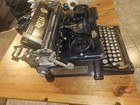 Vintage Antique Royal Model 10 Manual Desktop Typewriter Excellent With Glass