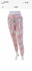 Something Navy Women   s Bridget Burton Waist Jogger Sweatpants Tie Dye Pink Small