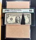 1988  1 Federal Reserve Note San Francisco  ink Smear Error  Pmg 66 Epq Gem Unc