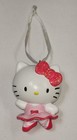 Sanrio Hello Kitty Ballerina In Pink Dress Christmas Ornament Hallmark New Rare