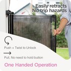 Retractable Baby Gate 41  Tall X 71    Wide  Mesh  For Stairs  Doorways  Dogs     