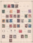 Denmark 1851-1940 Collection On Scott Ww Album Pages 135 Stamps Scv  950 