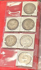 Canada - 18 Different  80  Silver 50 Cents In An 80 Pocket Stock Book