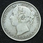 1896 Newfoundland 20 Cents Silver Coin - Victoria - Km  4