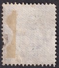 India Queen Victoria 1865 2a Yellow Canc  2 Line  outw  bombay  Across Circle