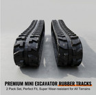 Rubber Track 180 X 72 X 37 For Qh12 lrt23 h12 dm12-c And H15 Mini Excavator