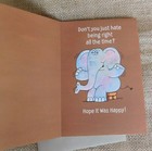 Hallmark Vtg 1980s Birthday Card Elephant - Bet You Thought I Forgot Your B-day