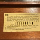 Vintage Keuffel   Esser K e Leroy Lettering 11-template Lettering Set Wood Case