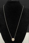 Diamond Bar Sterling Silver 925 Mother Of Pearl Glass Necklace Bracelet Set