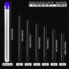 18 Pcs Collapsible Big Eye Seed Beads Needles Set With Bottle