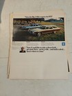 1972 Oldsmobile Dealer Newspaper Insert 