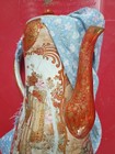 Hand Painted Geisha  Nippon Japanese Teapot Vintage Antique