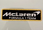 Rare Mclaren Racing F1 Iron-on Patch 1 5    H X 3    L Black Yellow