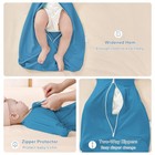 Zigjoy Shark-fin Transition Swaddle - 1 0 Tog Baby Sleep Sack 6-12 Months Soft