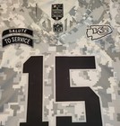 K c  Chiefs  15 Patrick Mahomes Stitched Salute To Service F u s e  Jersey Nwt