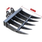 Free Shipping For Sale Rake pin 1 Ton Mini Excavator Hydraulic Digger Attachment