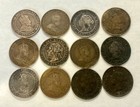 Old Canada Coin Lot - 1882-1910  - 12 Large Cents - Excellent - Lot