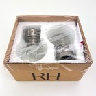 Restoration Hardware Medium Estate Crystal Ball Finials Set Of 2
