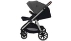Cuggl Deluxe Baby Pushchair Folded Stroller Lightweight Travel Buggy - Grey