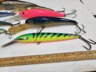  8  Lot Of Megabait Mann s  Bomber  Rapala  Storm Magnum Size Trolling Lures