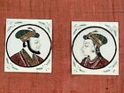 Antique Indo-persian Royalty Miniature Paintings On Bone