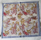Set Of 4 Couleur Nature Renne French Linen Table Napkins 19    X 19    Winter Scene