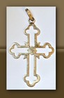 Vintage Mexican Sterling Silver Quatrefoil Cross Pendant