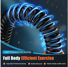 Cordless Battle Ropes With Adjustable Resistance Springs - Weighted Ropeless Bat