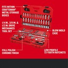Craftsman Mechanics Tool Set  1 4  1 2 And 3 8 Inch Drive  135 Piece  cmmt12124 