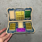 Vintage 1950s Rocket Silver Eye Nickel Plated Gold Eyes Needle Set On Cover    