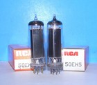 50eh5 Nos Rca 1970s Radio Audio Amplifier Vintage Vacuum Tubes 2 Valves Tested