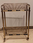 Categorized Vintage Mcm Wire Record Rack Stand Casters Wheels 120 45s Vinyl Lps
