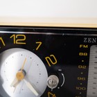 Vintage Zenith E462p Ll28856 Alarm Clock Radio Am fm Solid State 1960s 