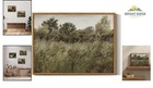 Framed Vintage Landscape Canvas Art For Living Room  Bedroom  And Office Decor