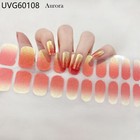 Semi Cured Gel Nail Strips Nail Gel Uv Sticker Cured Chameleon Full Cover Decals
