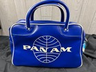 Rare New Vintage 1960s Pan Am Airlines Flight Bag Rerelease Blue Carry On Nwt