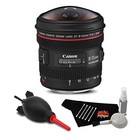 Canon Ef 8-15mm F 4l Fisheye Usm Lens Accessory Bundle International Model
