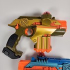  as Is  For Parts repair  Nerf Phoenix Ltx Lazer Tag Blue   Gold 2008 Tiger