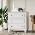 3 Drawer Dresser For Bedroom  Wide Chest Of Drawers  Nightstand For Living Room