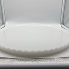 Vintage Ritter Round Milk Glass Tray From Antique Dental Unit Cake Platter 