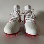 Nike Men   s 9 5 Alpha Huarache 7 Elite Lax Lacrosse Cleats White red Cj0224-102